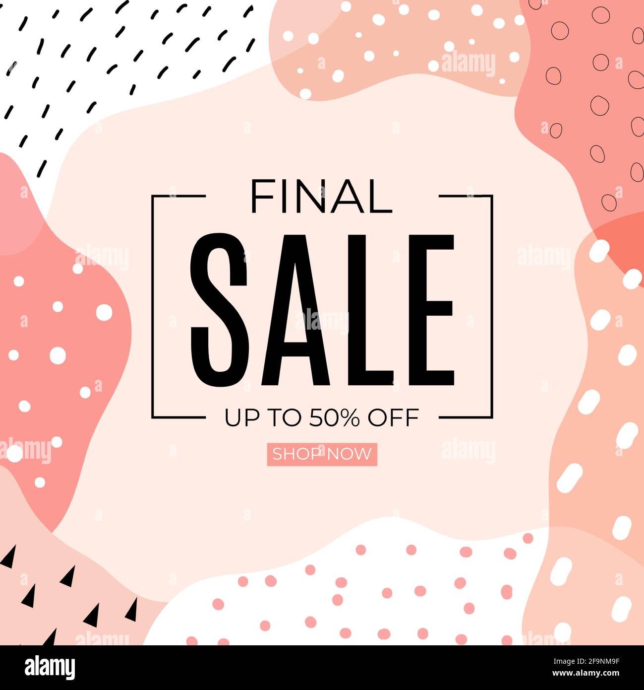 Simple Sales Background Summer Sale Abstract Background in Simple Minimal Style. Vector ...