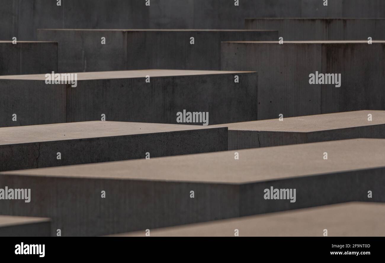Jewish Blocks A close-up picture of some of the blocks of the Memorial to the ...