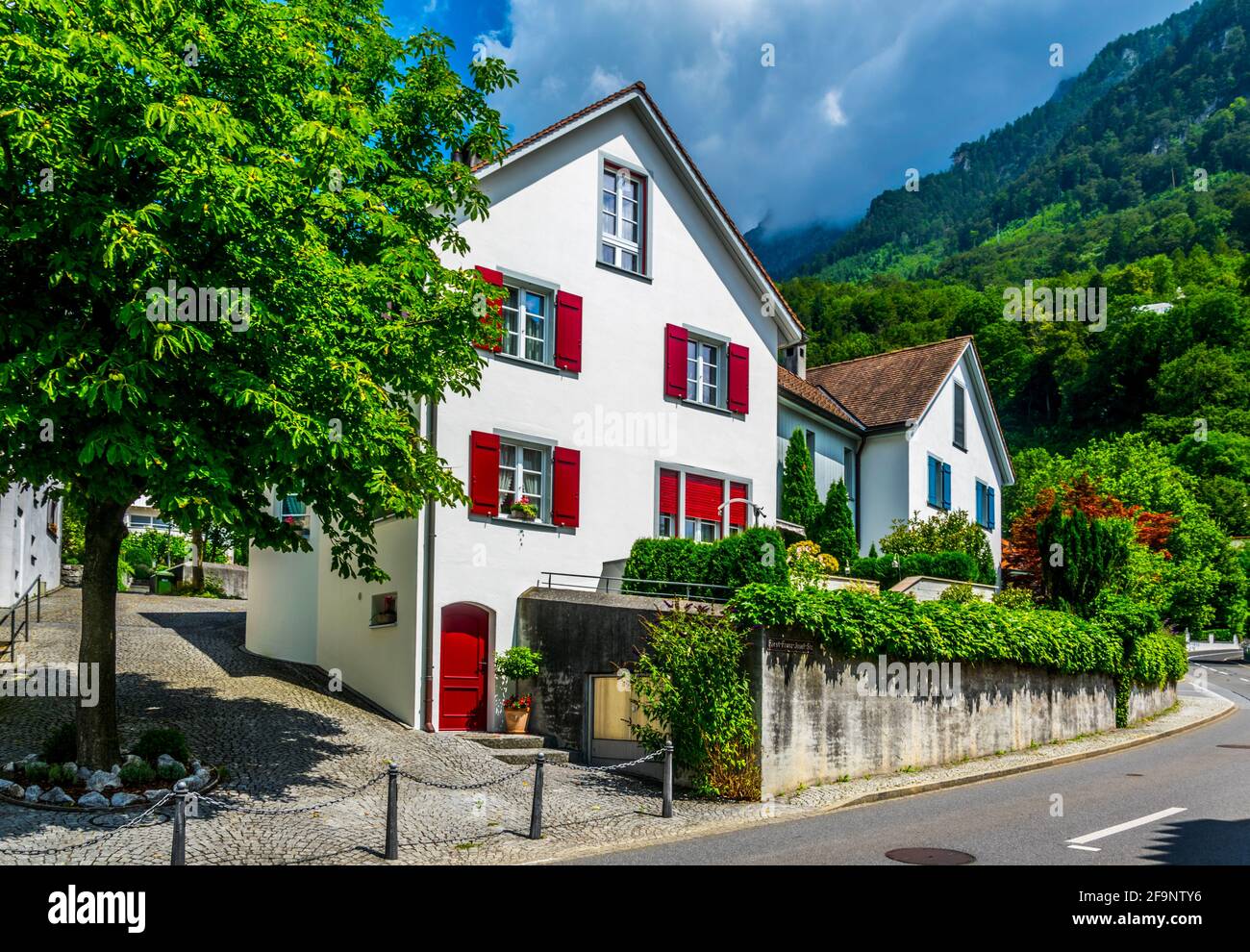 Beautiful house built according to style of the traditional architecture in Mitteldorf area