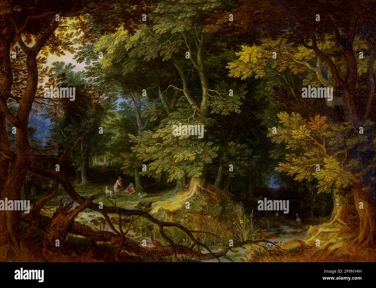 Forest View, Jan Brueghel, 1605, Stock Photo