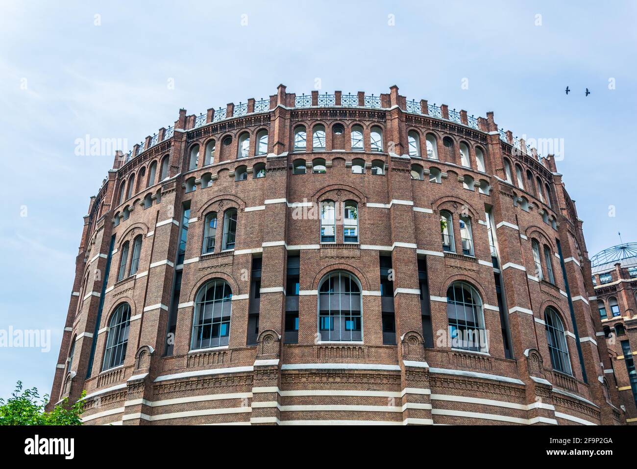 Gasometer Complex Used To Serve As A Gas Storage Facility Nowadays It Serves As A Shopping Mall And A Concert Venue Vienna Austria Stock Photo Alamy