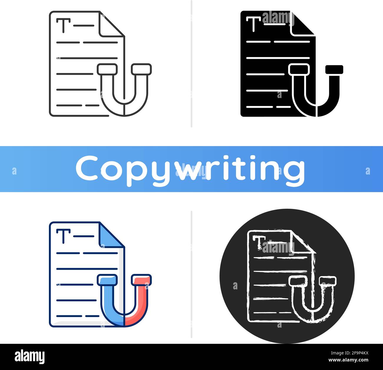 Appealing text icon Stock Vector