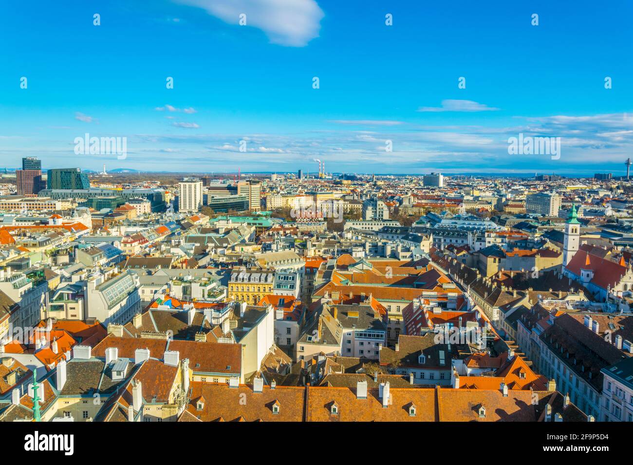 Aerial view of Vienna from the stephansdom cathedral Stock Photo - Alamy