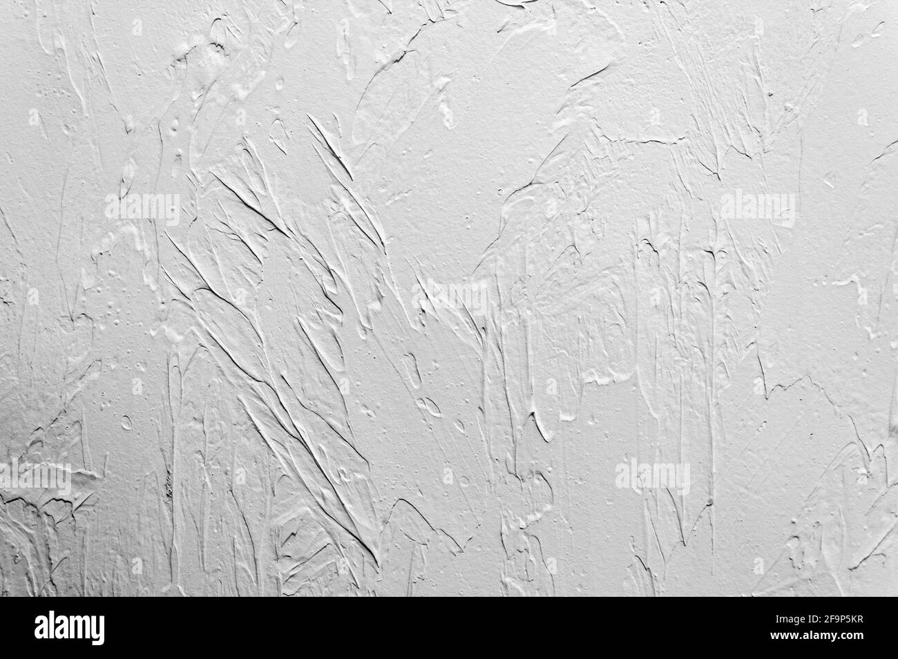wall covered with coarse putty. abstcract background Stock Photo