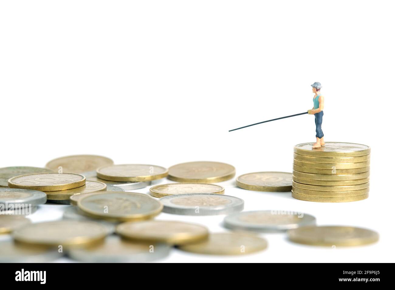 Fishing for money hi-res stock photography and images - Alamy