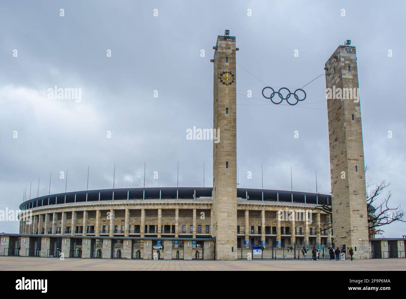 Main Gate Of The Berlin Olympic Stadium Where Olympic Games In 1936 Main Gate Of The Berlin Olympic Stadium Where Olympic Games In 1936 Were Held 2F9P6MA
