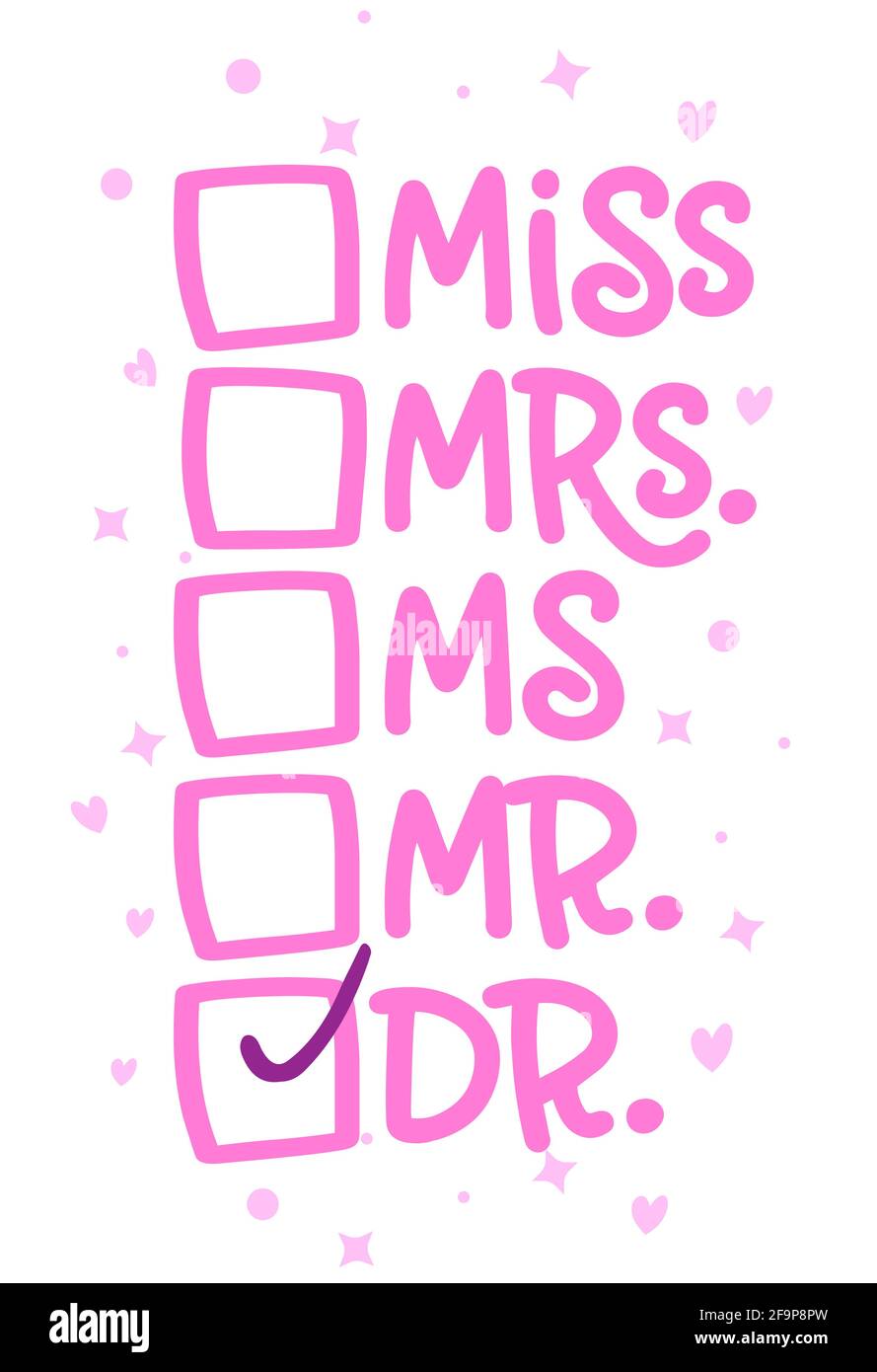 Mr mrs miss Stock Vector Images - Alamy