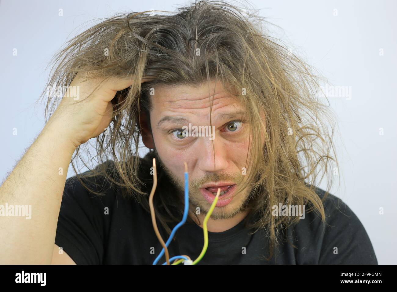 Discover 129+ finger in light socket hair POPPY