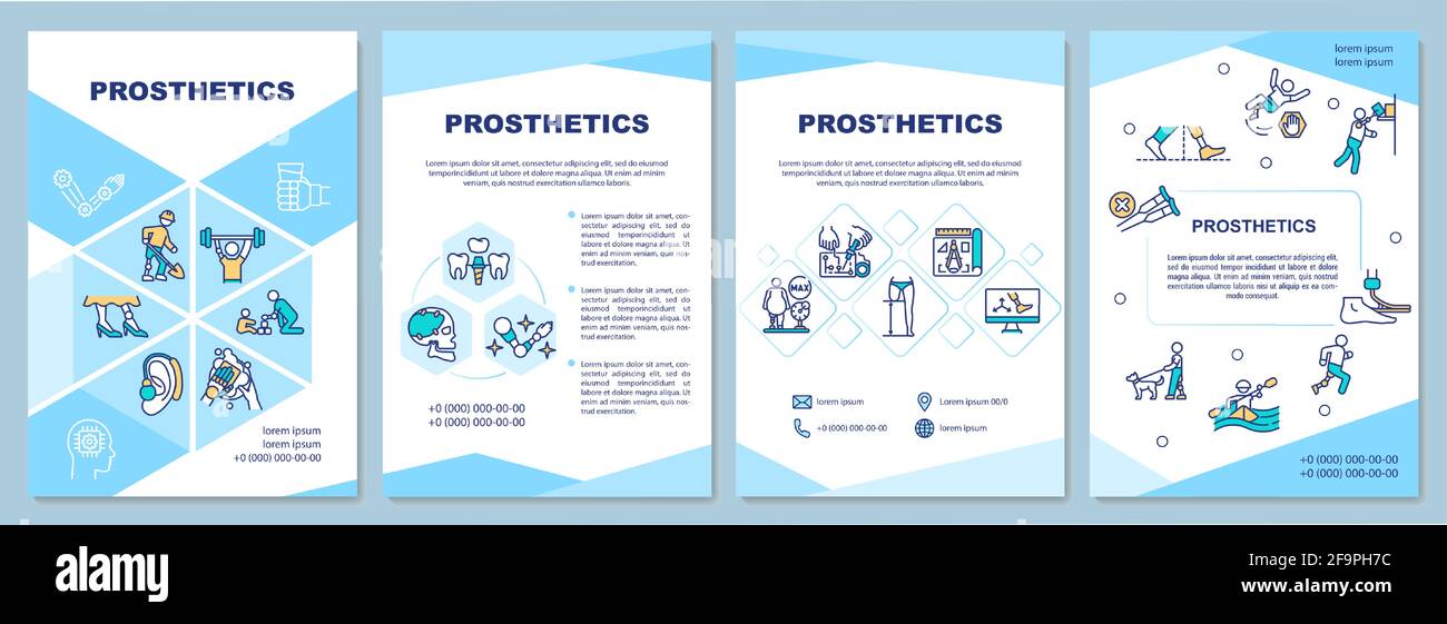 Prosthetics brochure template Stock Vector Image & Art Alamy