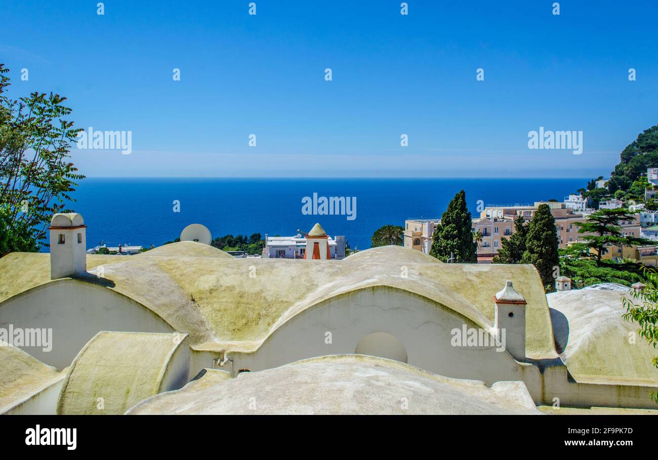 Fuoco Rooftop Italian island hi-res stock photography and images - Alamy
