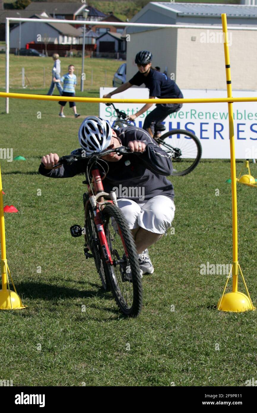 Girvan Cycle Race . The traditional Saturday evening circuit race around Victory Park in the