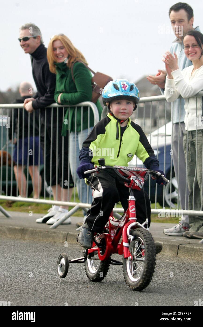 Girvan Cycle Race . The traditional Saturday evening circuit race around Victory Park in the