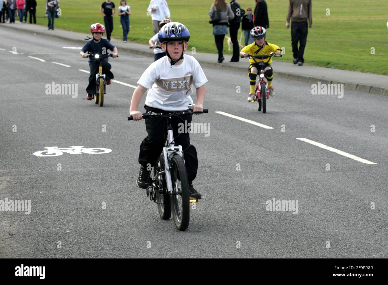 Girvan Cycle Race . The traditional Saturday evening circuit race around Victory Park in the