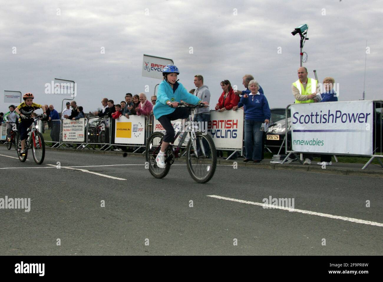 Girvan Cycle Race . The traditional Saturday evening circuit race around Victory Park in the