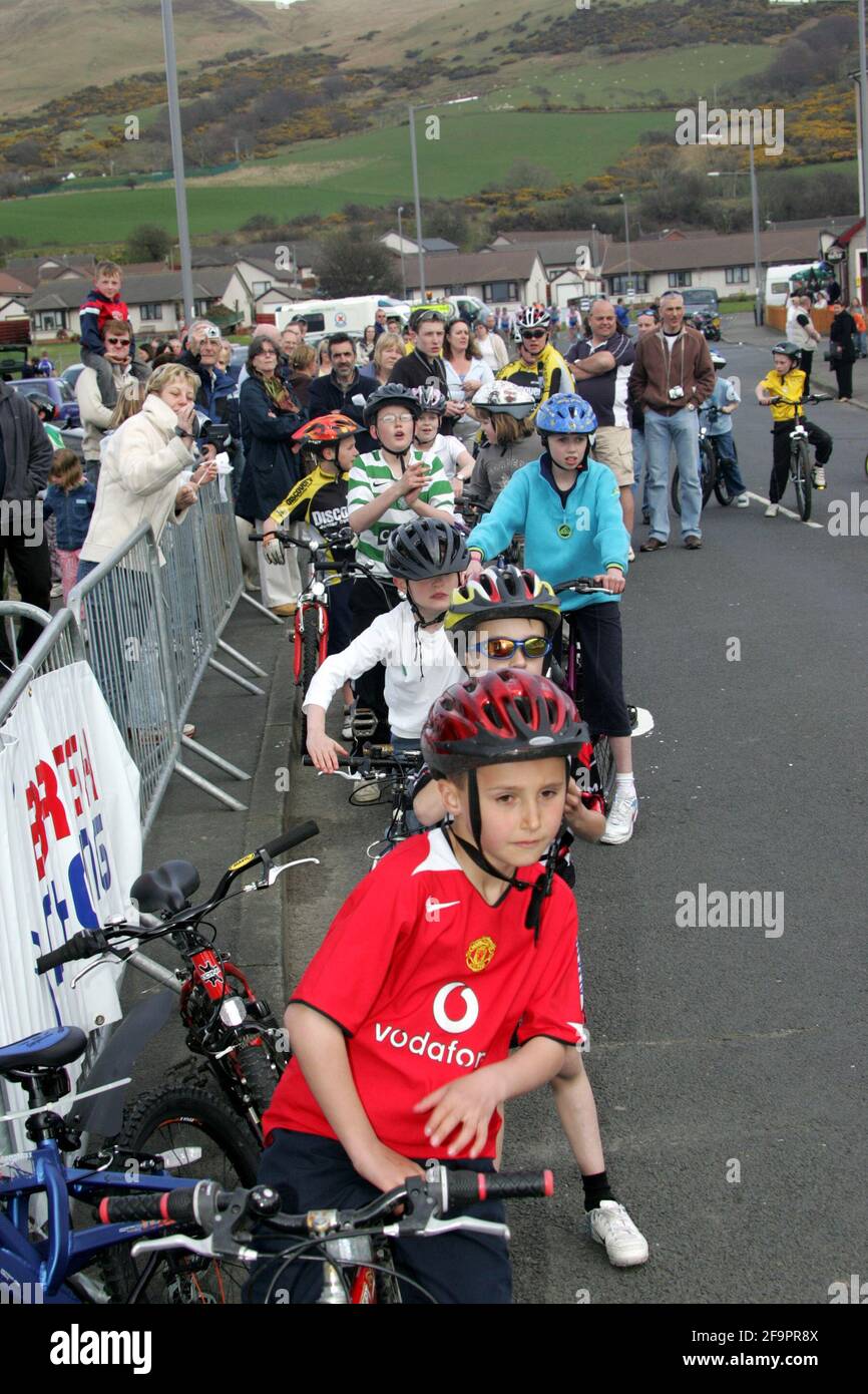 Girvan Cycle Race . The traditional Saturday evening circuit race around Victory Park in the