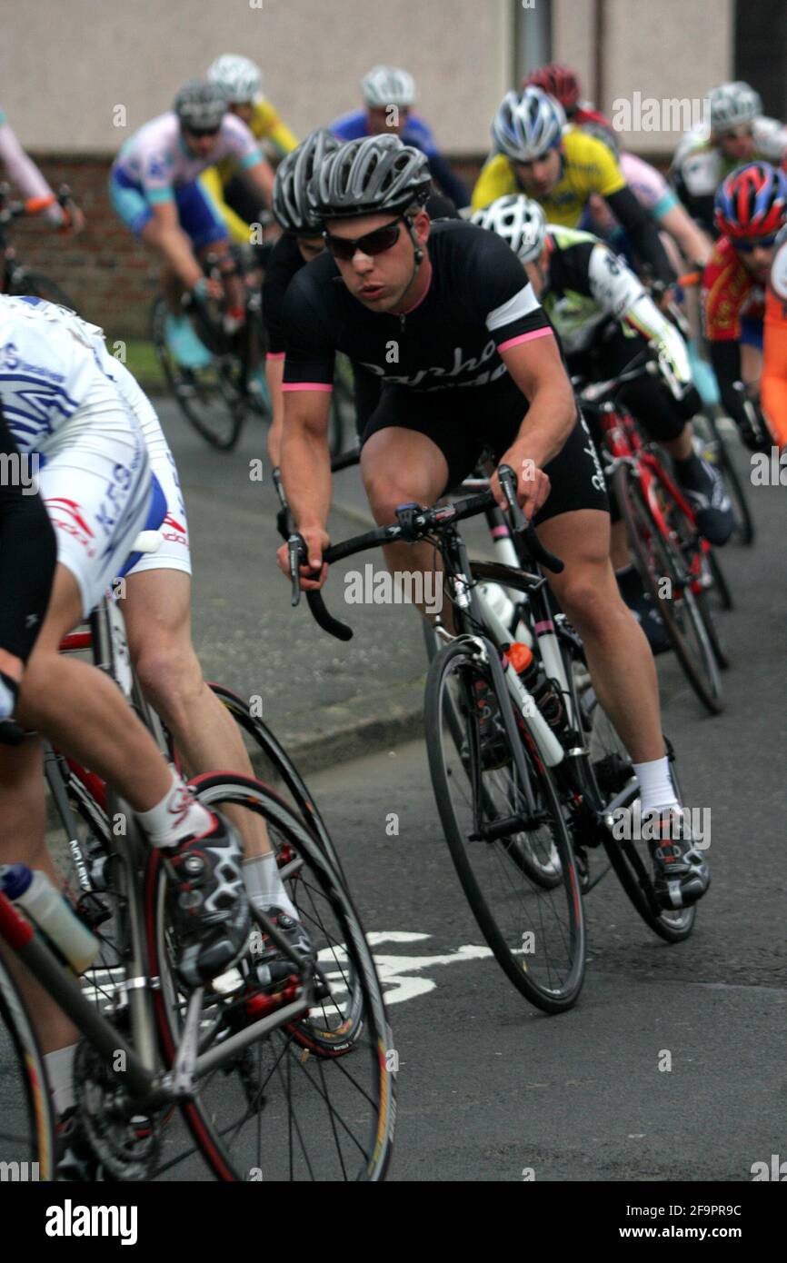 Girvan Cycle Race . The traditional Saturday evening circuit race around Victory Park in the