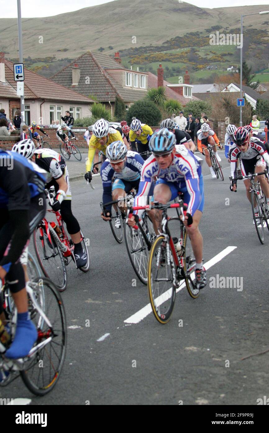 Girvan Cycle Race . The traditional Saturday evening circuit race around Victory Park in the