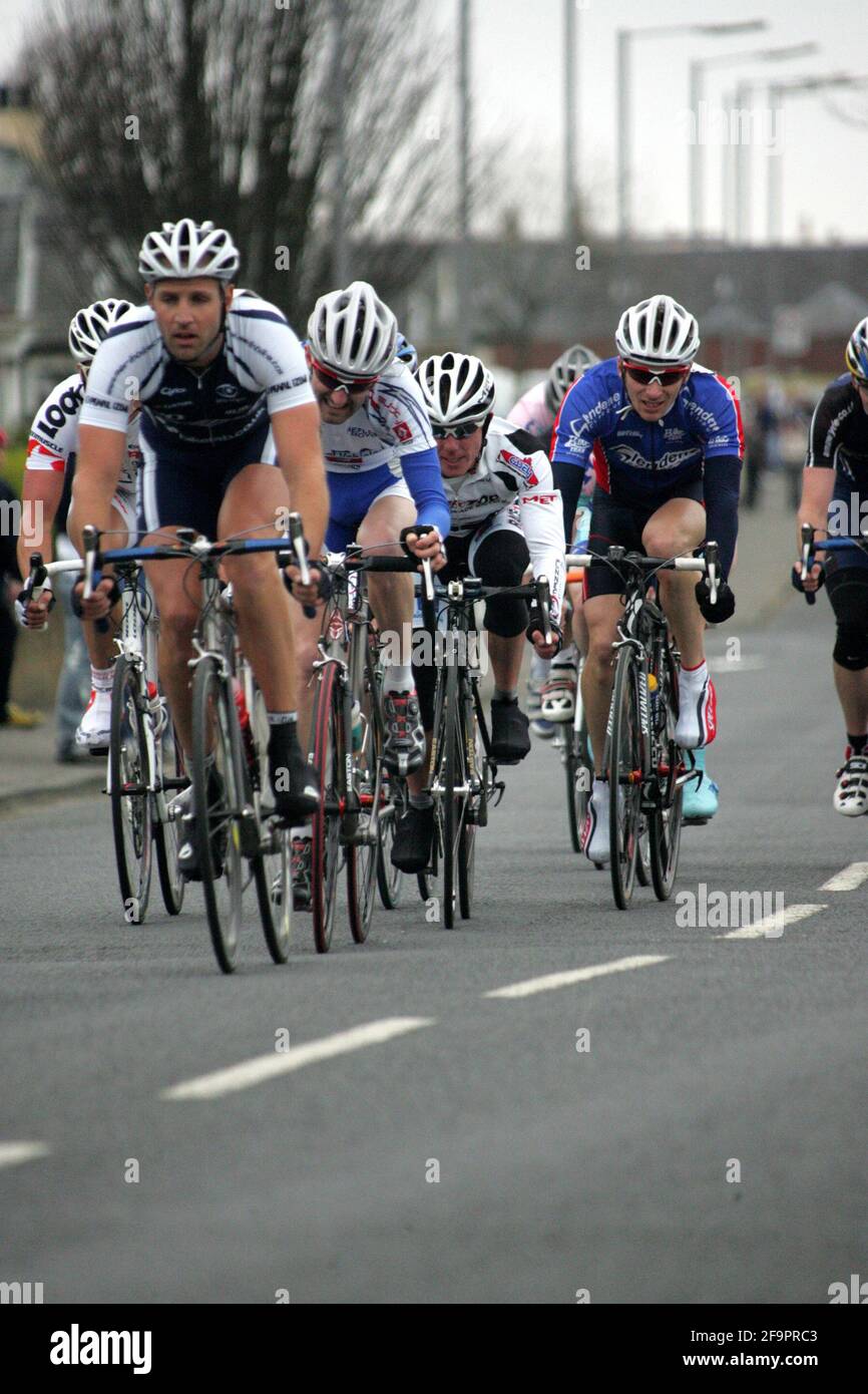 Girvan Cycle Race . The traditional Saturday evening circuit race around Victory Park in the