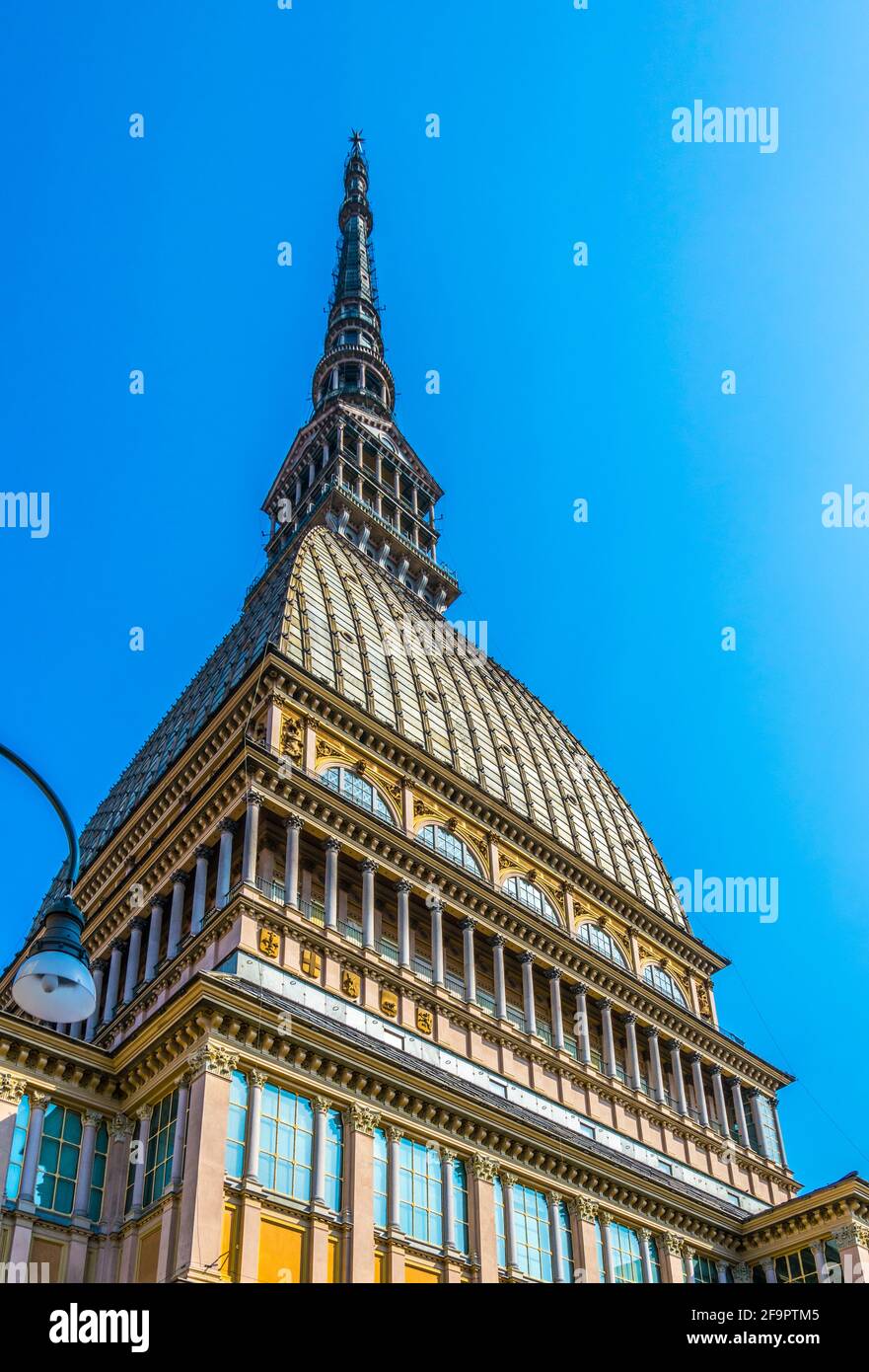 view of the mole antonelliana which is the most famous landmark of the