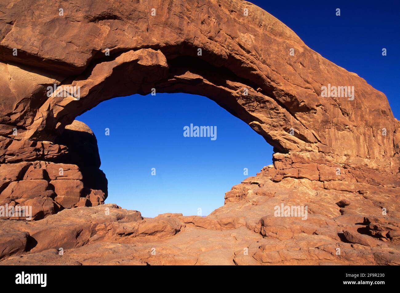 North Window in Arches National Park Stock Photo