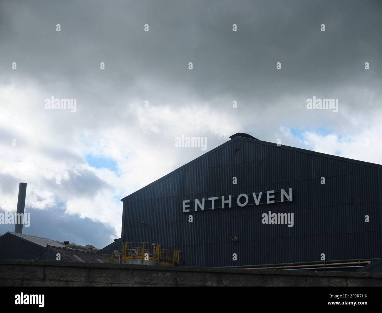 H J Enthoven & Sons at South Darley, Derbyshire just outside Peak District boundary. A lead recycling and smelting facility, the largest in Europe. Stock Photo