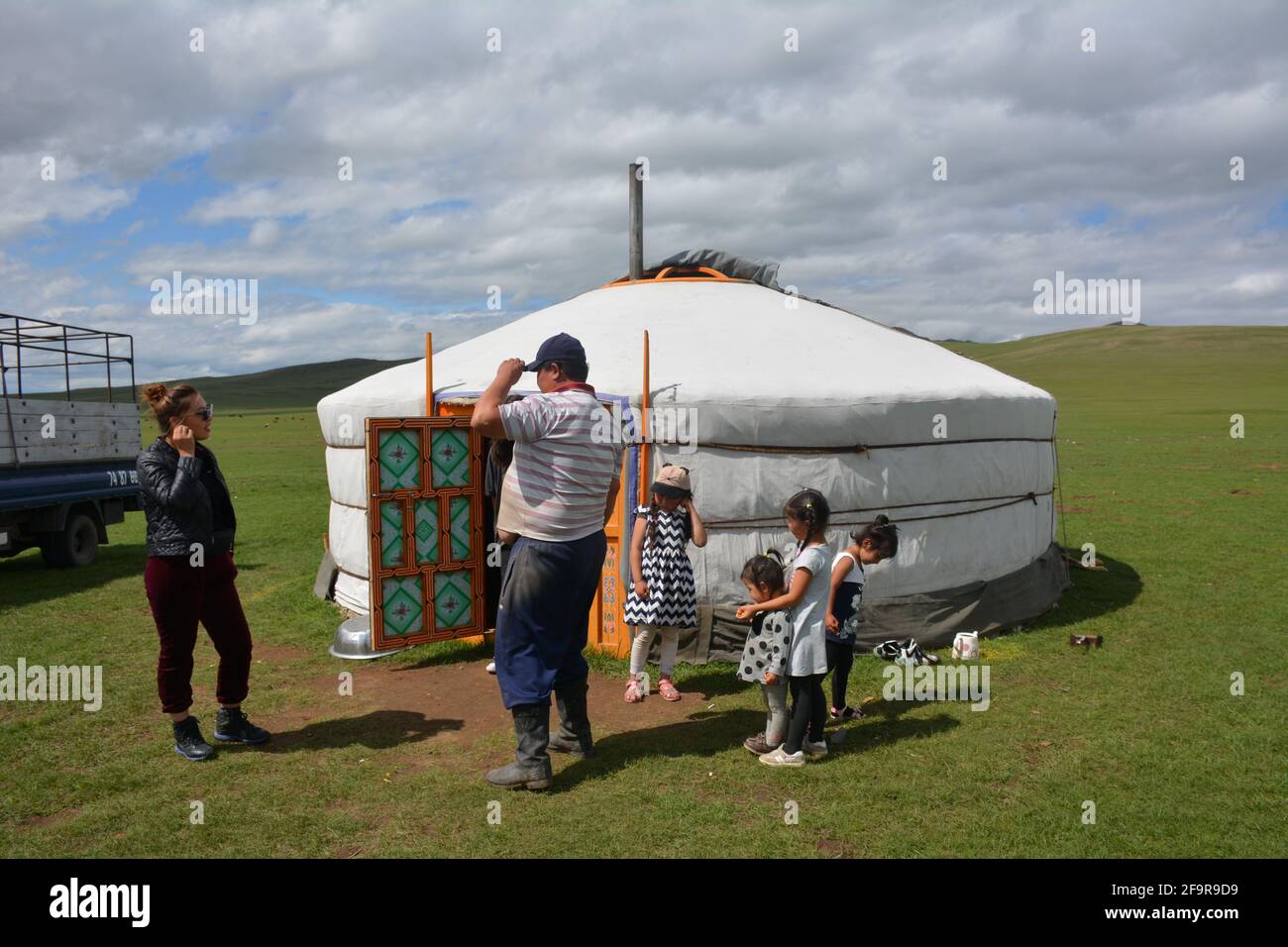 Nomadic Family Mongolian Livestock High Resolution Stock Photography ...