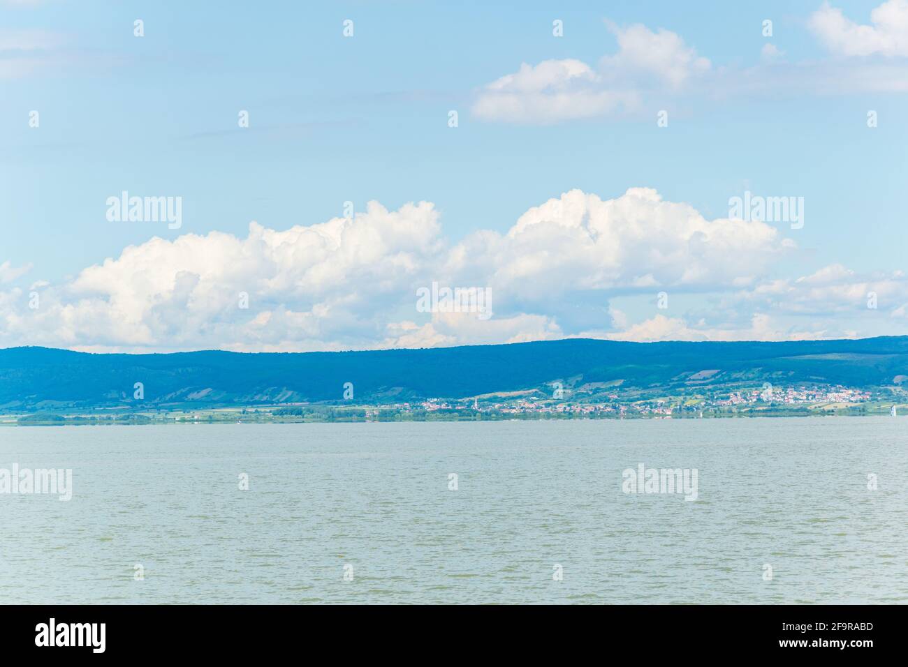 neusiedlersee lake on the border between Austria and Hungary Stock Photo