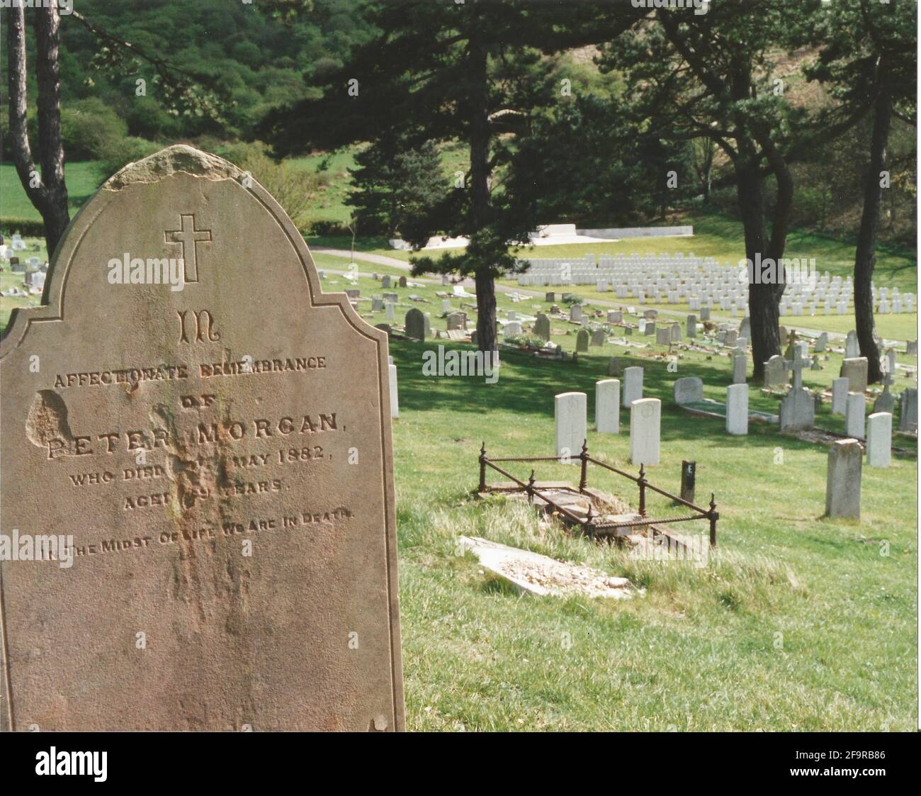 Dover Cemetery and graves Stock Photo Alamy
