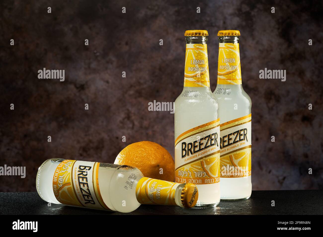 TelAviv,Israel 20.04.21. Bacardi breezer light alcohol beverage in