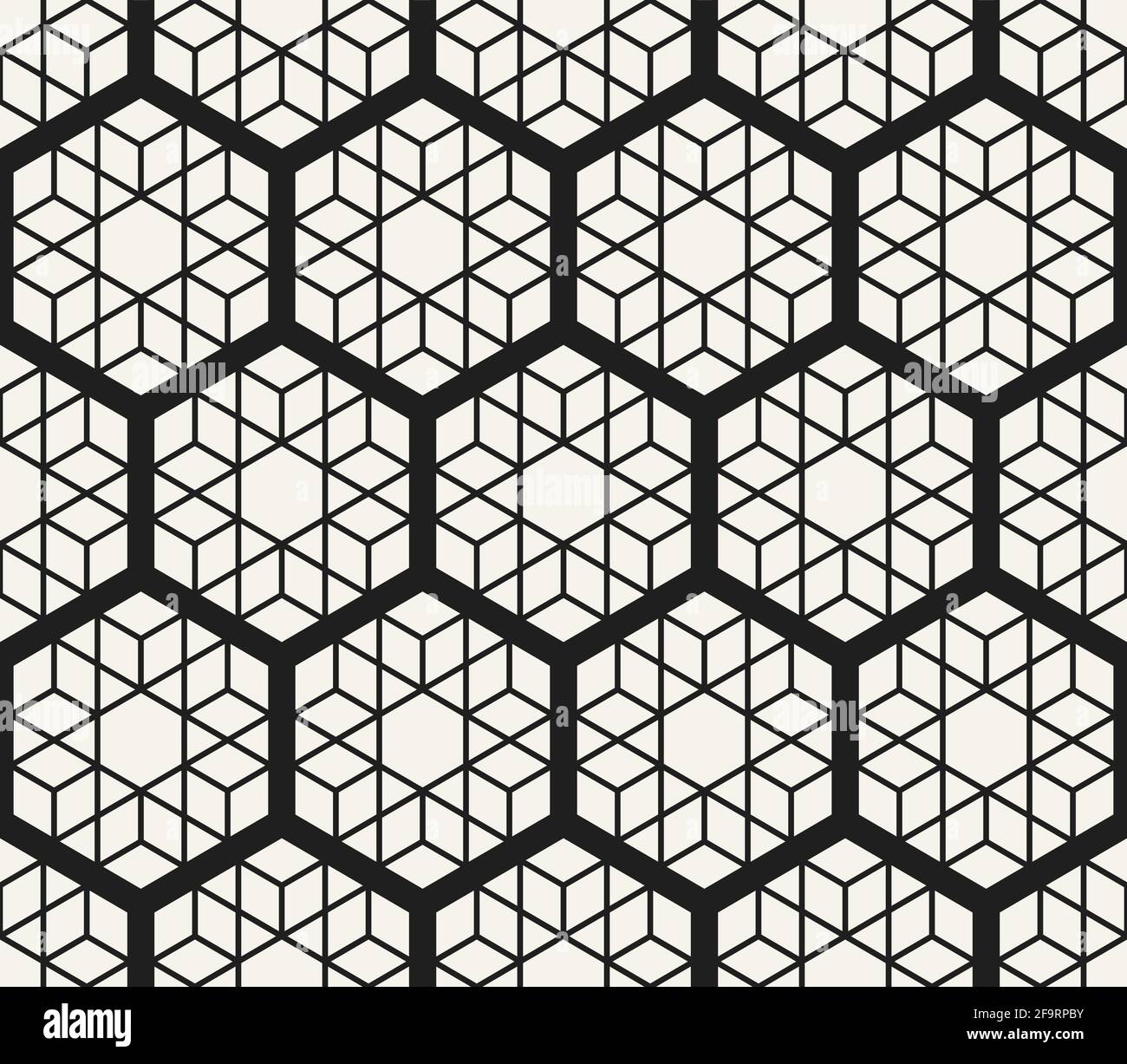 Vector seamless abstract pattern. Modern stylish striped lattice ...