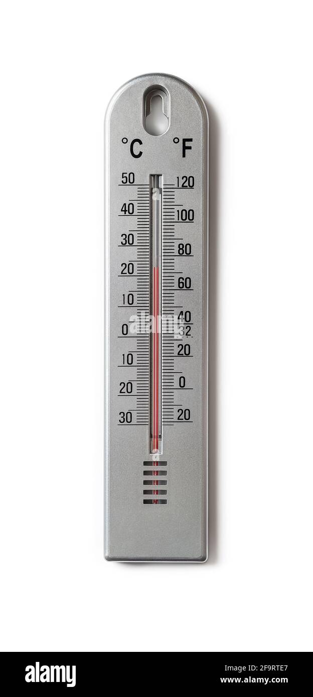 https://c8.alamy.com/comp/2F9RTE7/double-scale-alcohol-thermometer-with-ambient-temperature-plus-23-celsius-or-73-fahrenheit-degrees-silver-plastic-vertical-air-thermometer-isolated-2F9RTE7.jpg