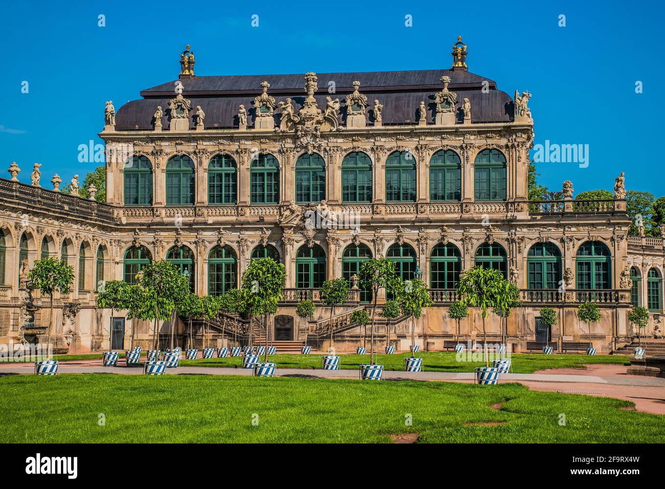 17 May 2019 Dresden, Germany -  The Mathematics and Physics salon (Mathematisch-Physikalischer Salon) of Zwinger. Dresden, Germany. Stock Photo