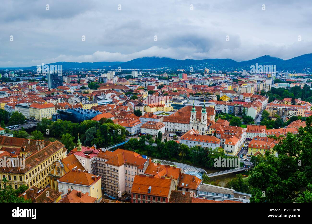 Rathaus graz aerial hi-res stock photography and images - Alamy