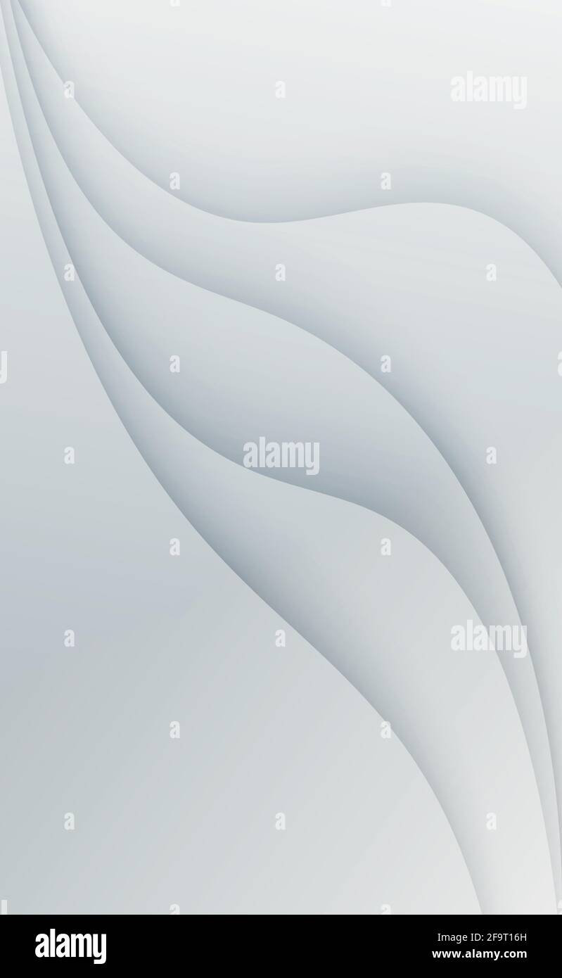 Abstract gray background with wavy lines - Vector illustration Stock ...