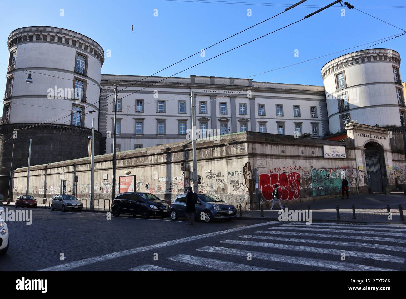 Napoli - Caserma Garibaldi sede del Giudice di Pace Stock Photo