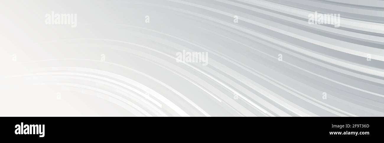 Abstract gray - white lines on gray background - Vector illustration Stock Vector
