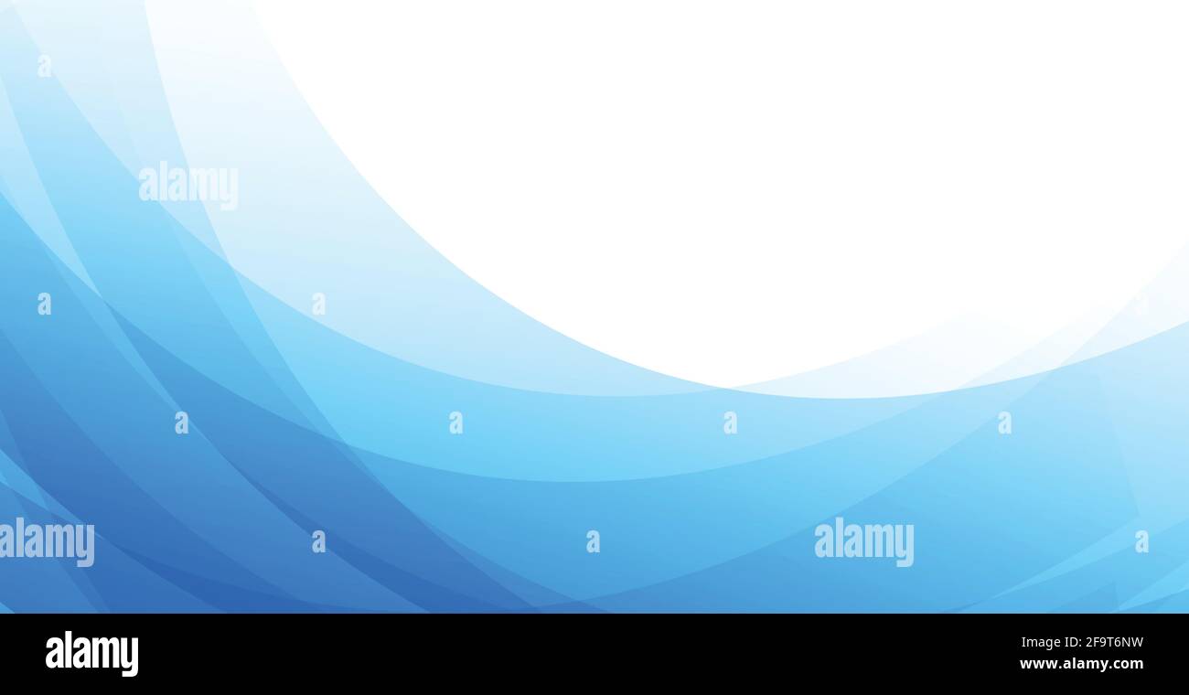 Abstract blue lines on white background - Vector illustration Stock ...