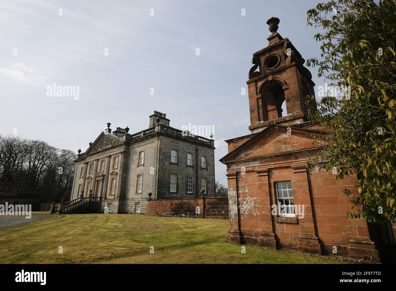 Scotland, Ayrshire,Ochiltree, Auchinleck House, 16 Apr 2021. fine