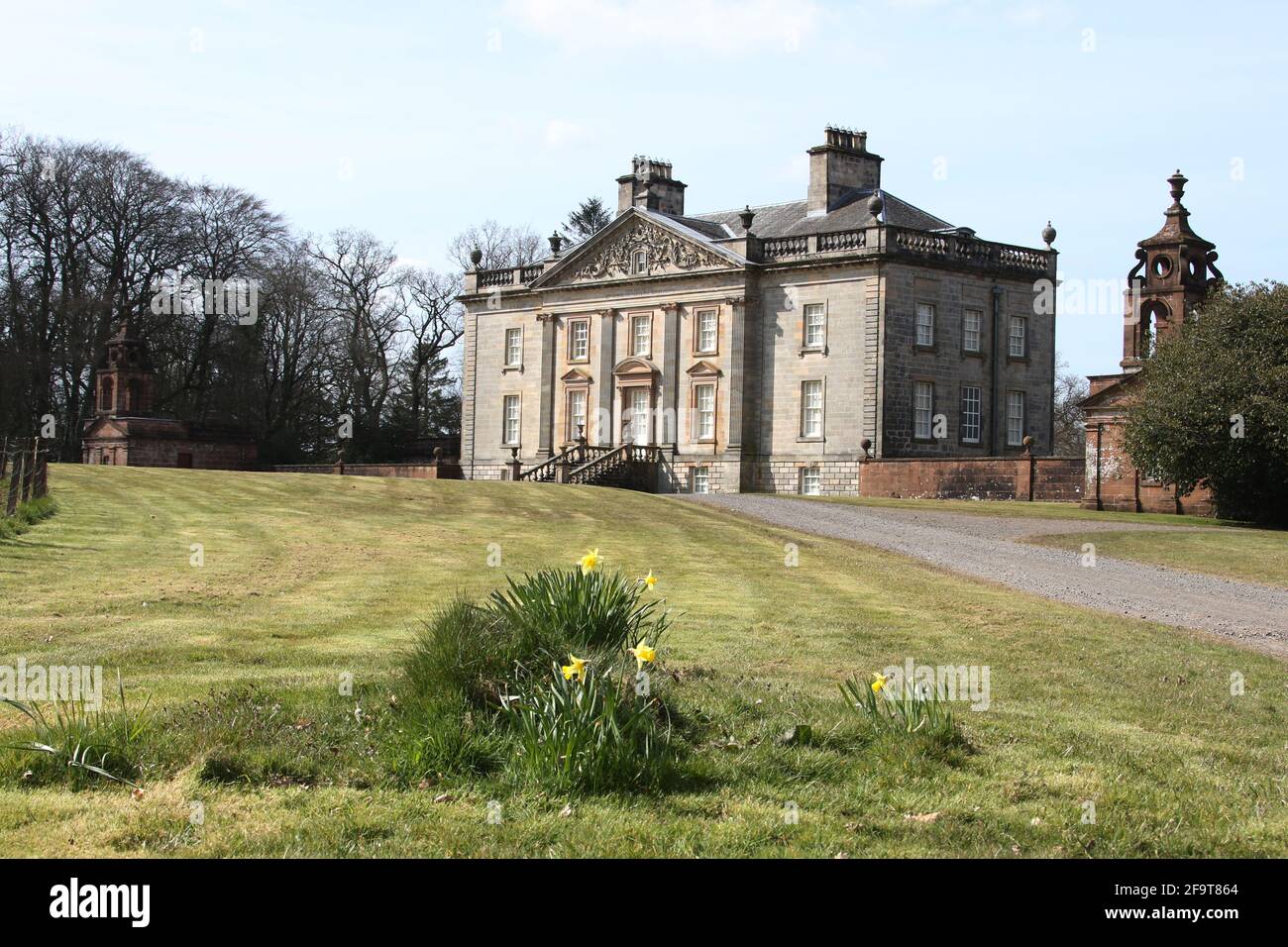 Scotland, Ayrshire,Ochiltree, Auchinleck House, 16 Apr 2021. fine