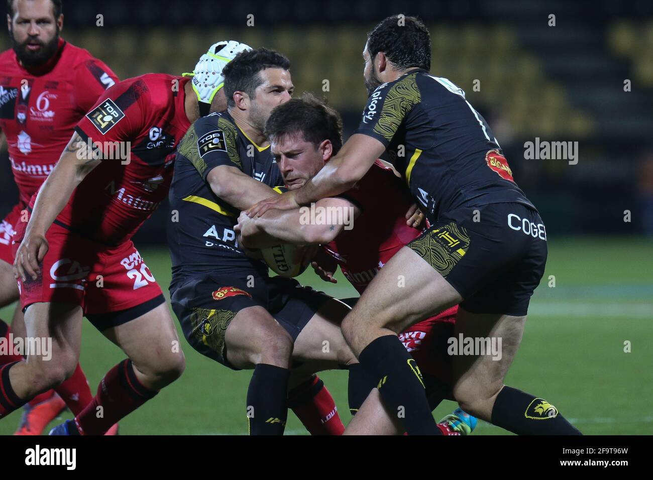 during the French championship Top 14 rugby union match between Stade ...