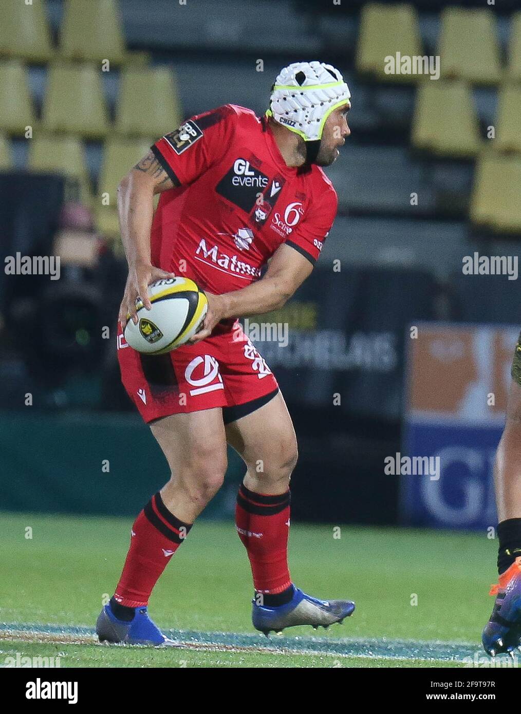 during the French championship Top 14 rugby union match between Stade ...