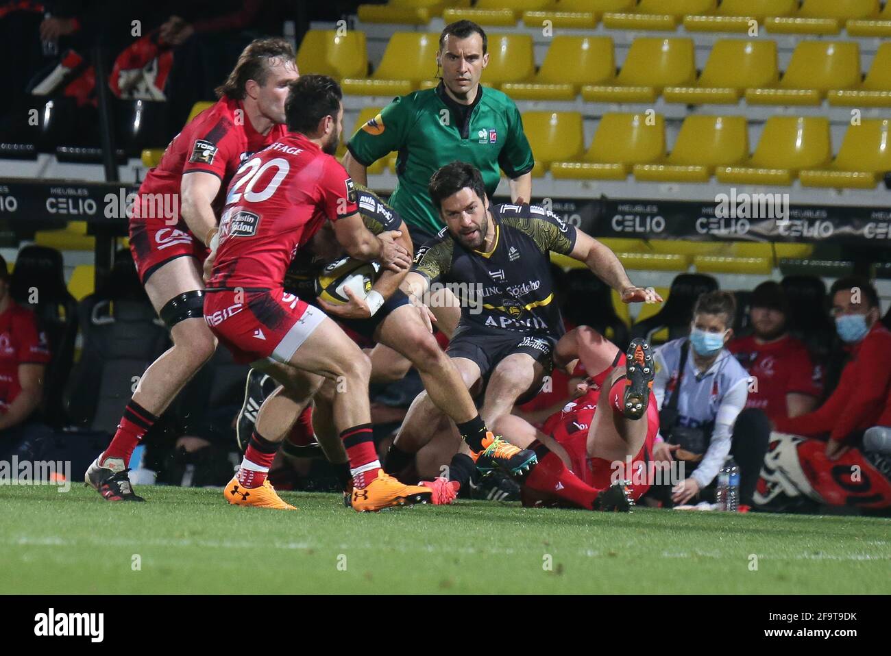 during the French championship Top 14 rugby union match between Stade ...