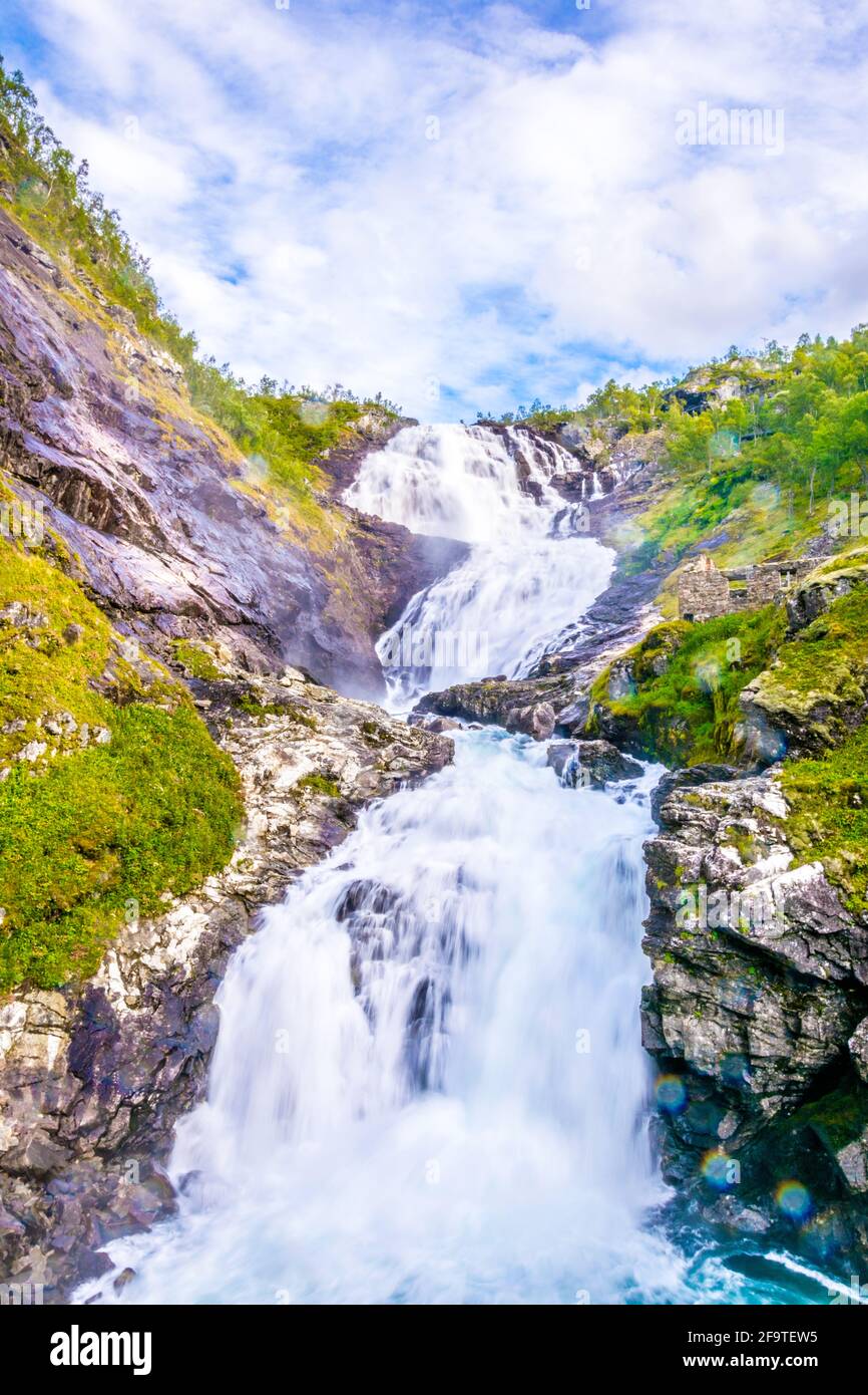 Kjosfossen Waterfall Flam Myrdal Hi res Stock Photography And Images kjosfossen-waterfall-flam-myrdal-hi-res-stock-photography-and-images