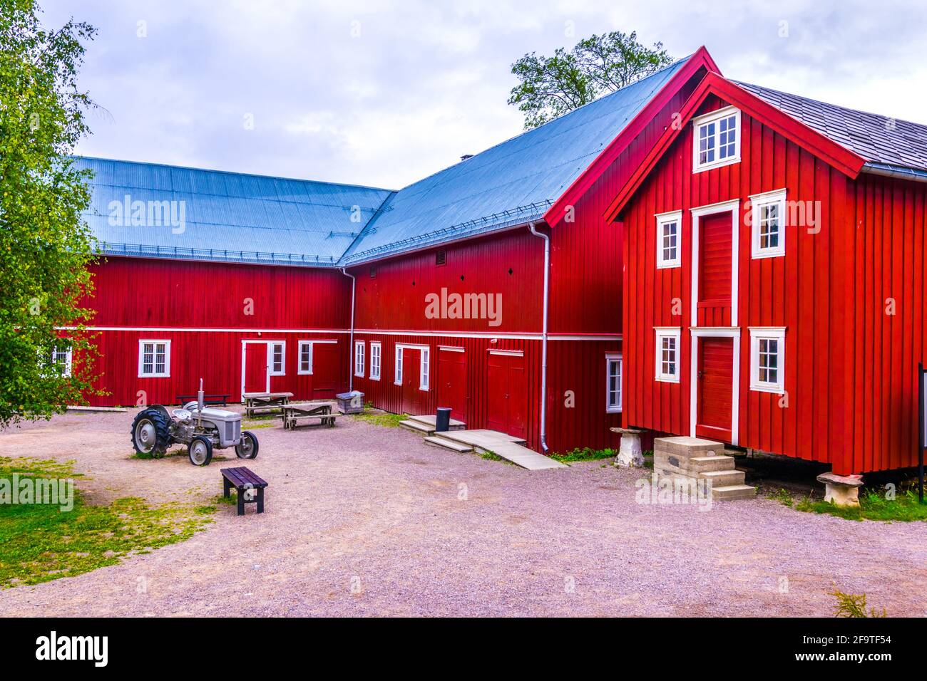 View of a traditional farmhouse in the norwegian folk museum in Oslo, Norway Stock Photo Alamy