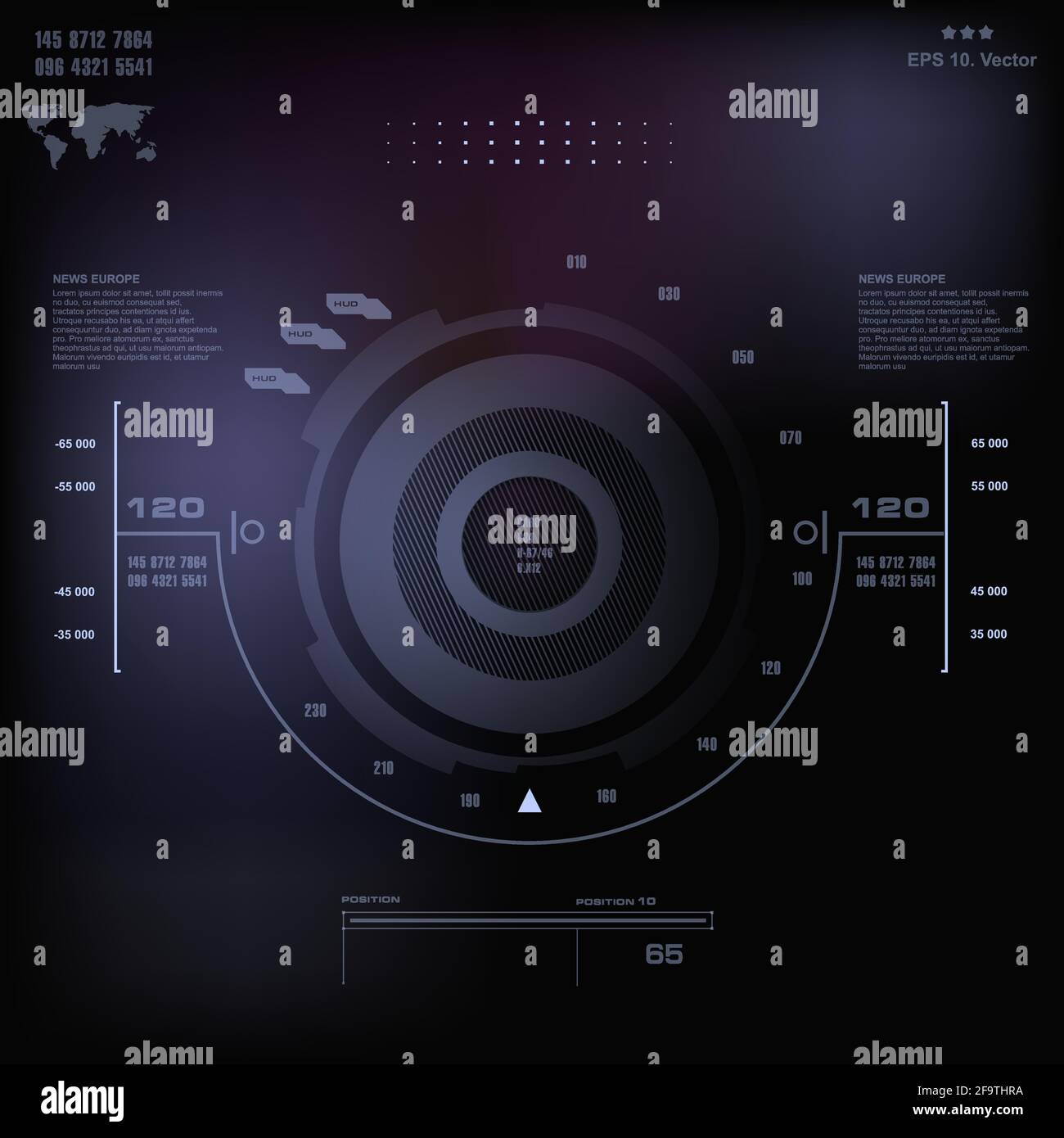 Futuristic virtual technology user Stock Vector Images - Alamy