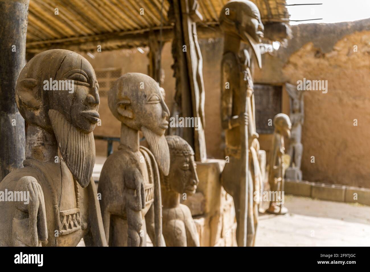 A wooden Dogon sculpture, Mali, Africa Stock Photo Alamy