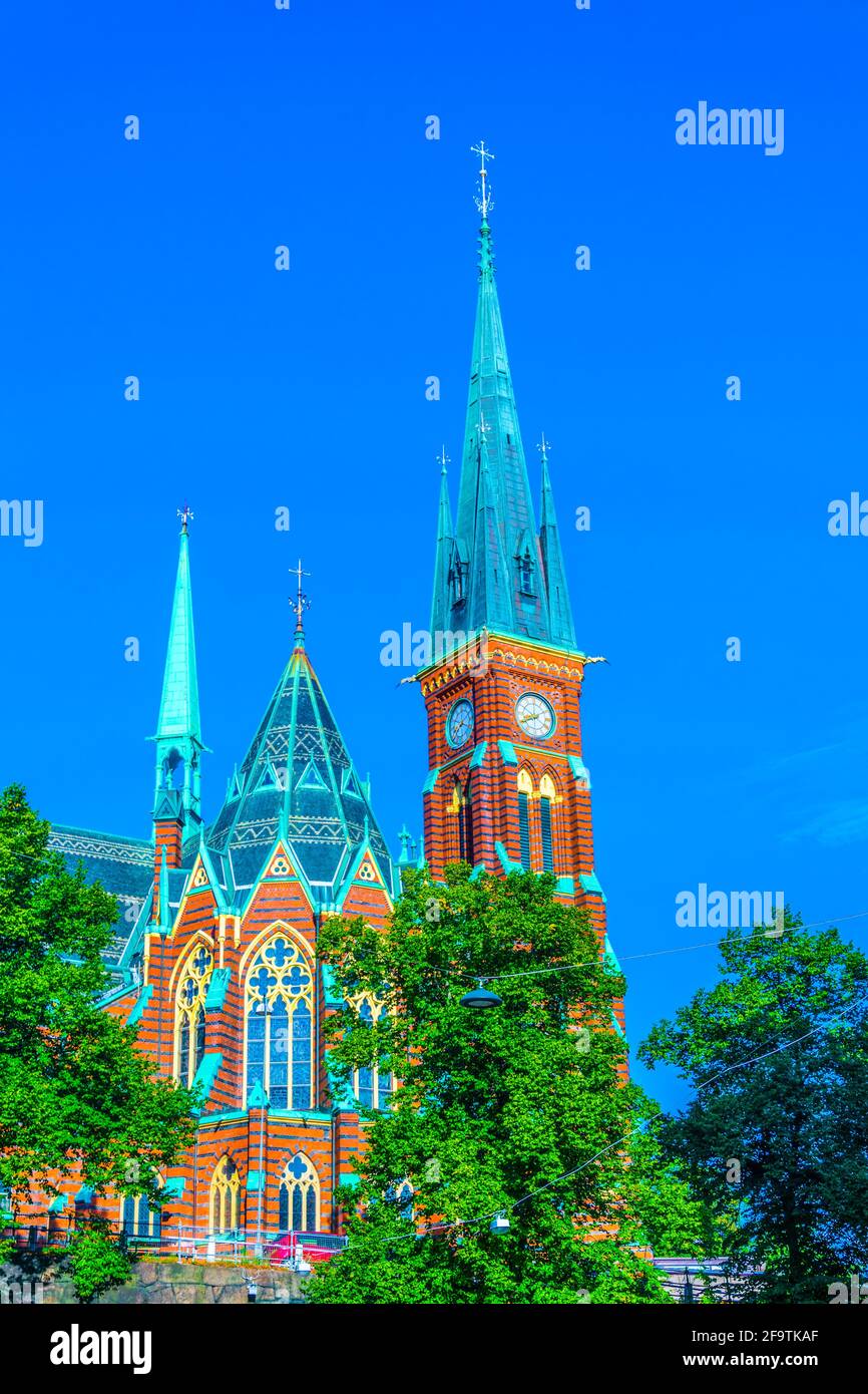 Oscar Fredrik Church - goteborg, Sweden Stock Photo - Alamy