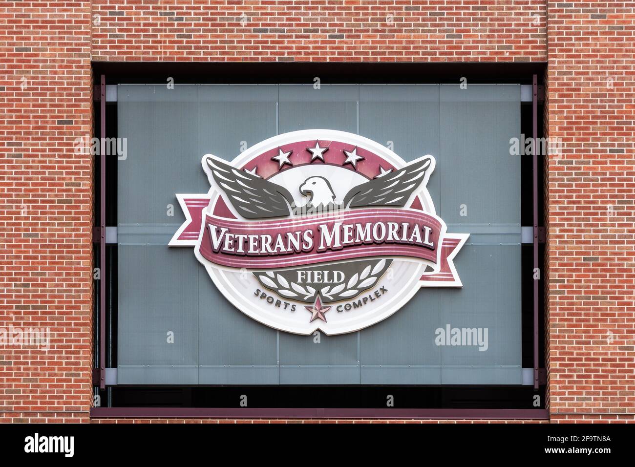 LA CROSSE, WI,USA APRIL 17, 2021 Veterans Memorial Stadium on the