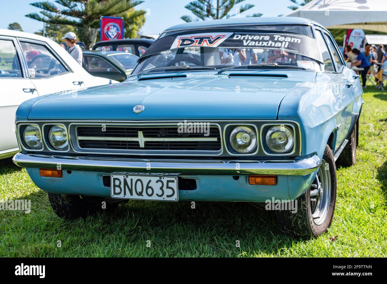 AUCKLAND, NEW ZEALAND - Apr 17, 2021: View of Vauxhall Victor VX classic car Stock Photo