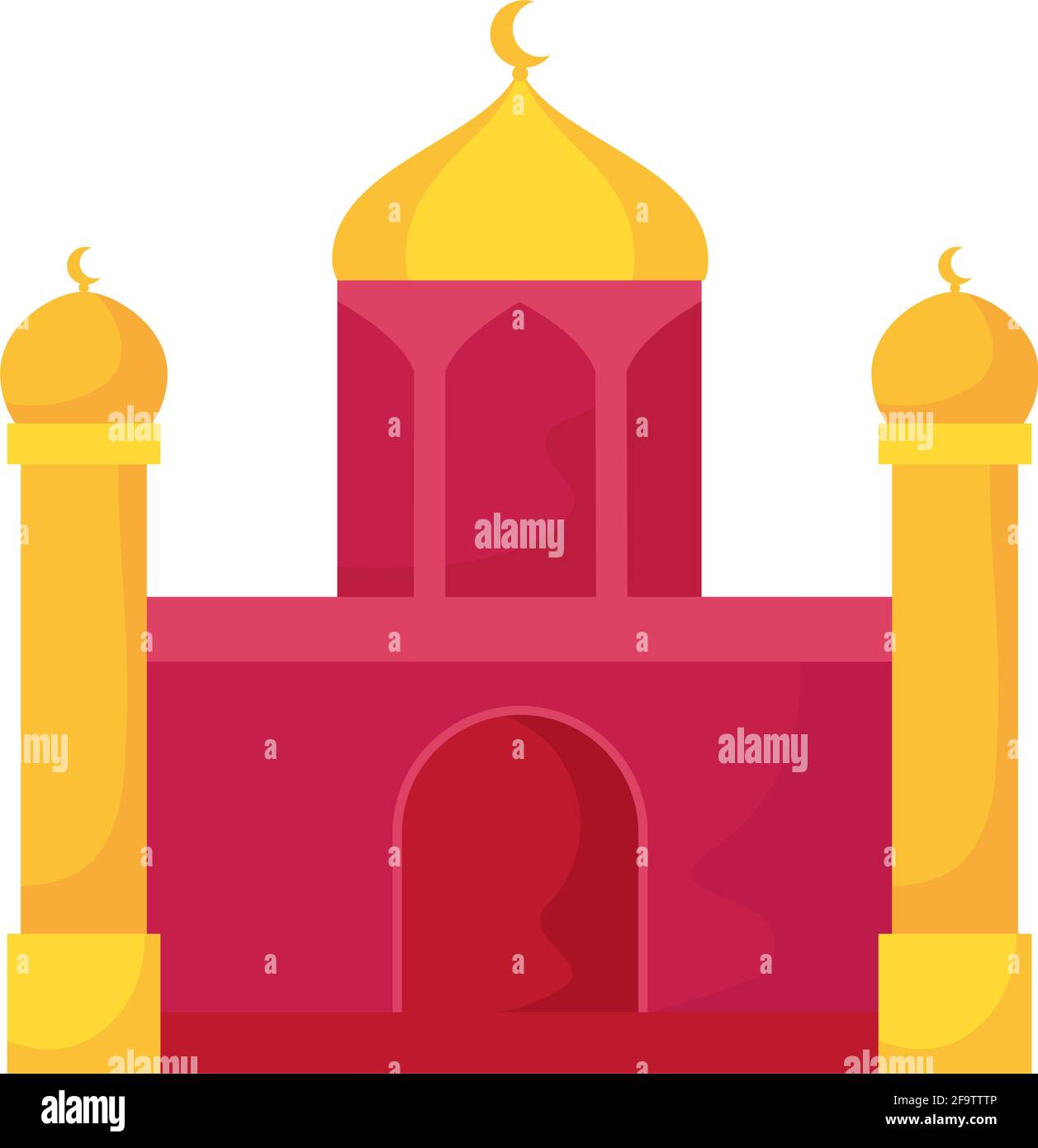 arabic golden buildings Stock Vector Image & Art - Alamy